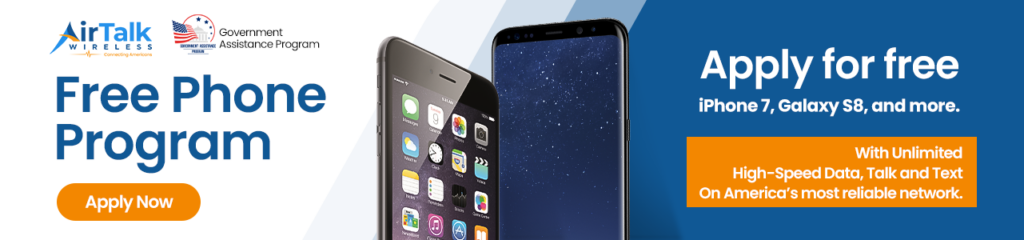 apply for free phone program at AirTalk Wireless