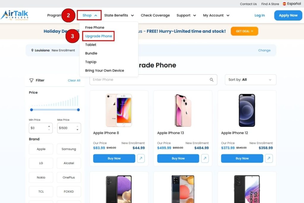 Step to upgrade your phone