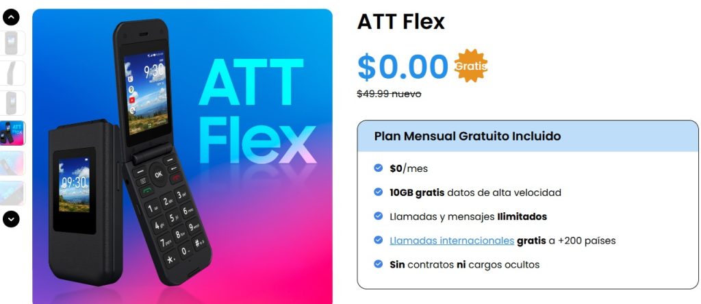 Teléfono del gobierno Flip gratis