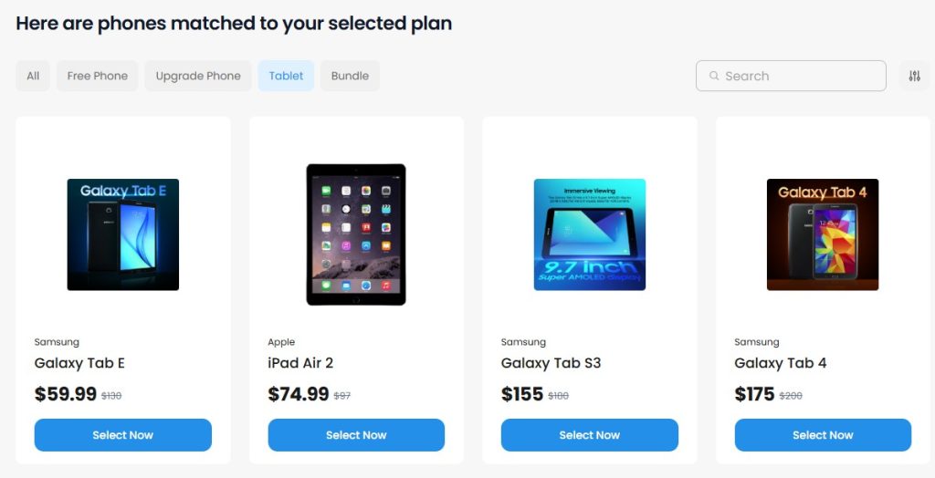 Free government phone and tablet Texas