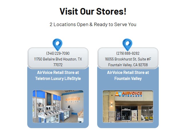 airtalk wireless stores