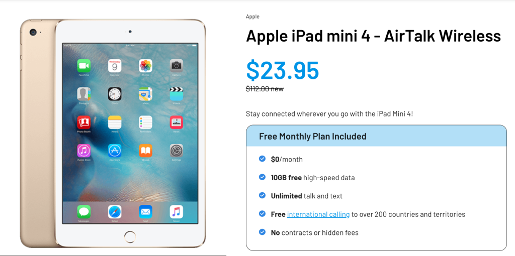 free ipad government