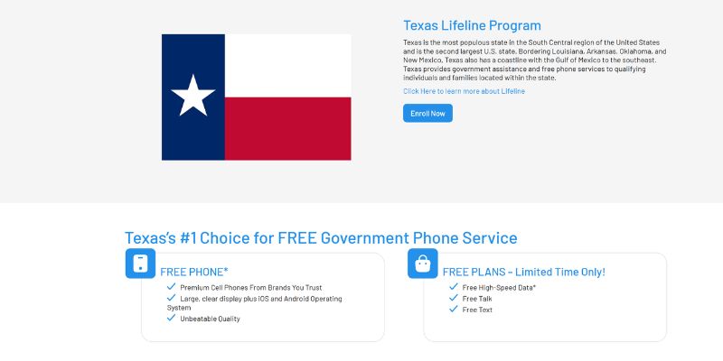 AirTalk Wireless is a government-approved provider under the Lifeline Program Nguồn: https://airtalkwireless.com/my-state/texas