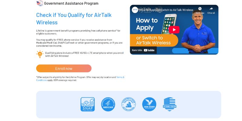 Check if You Qualify for AirTalk Wireless
