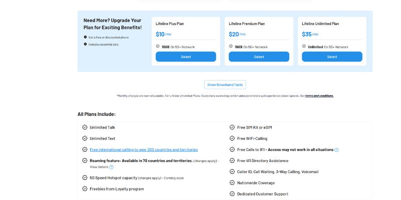 In addition to the free SKY tablet with EBT, AirTalk Wireless offers many other services 
