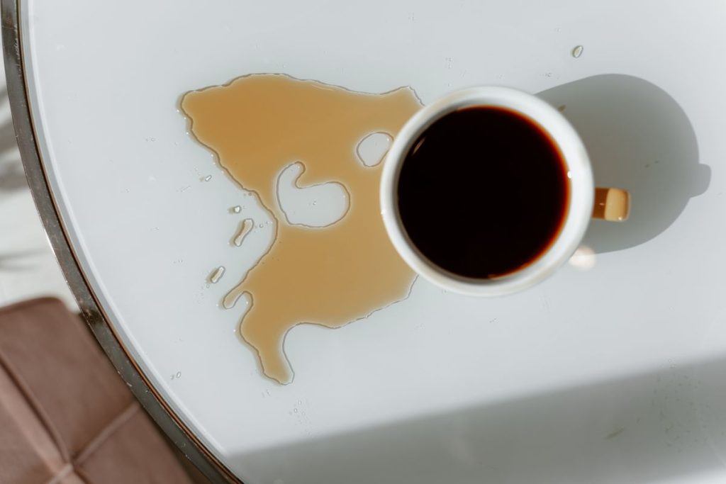 how to remove coffee stains