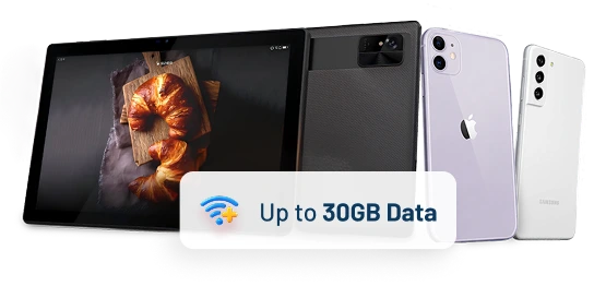 Free phone or tablet with up to 30GB data